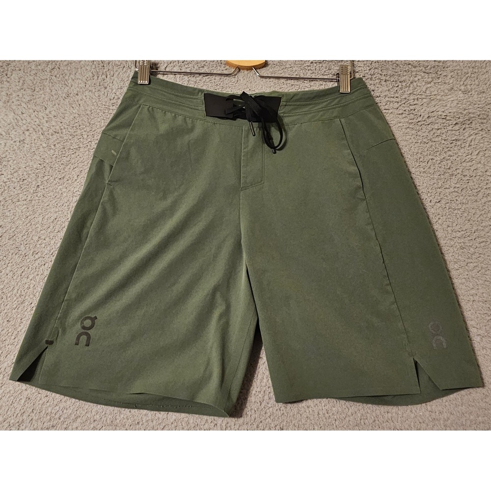 On Running Hybrid Shorts Mens Small Olive Green Training Gym Run On Clouds